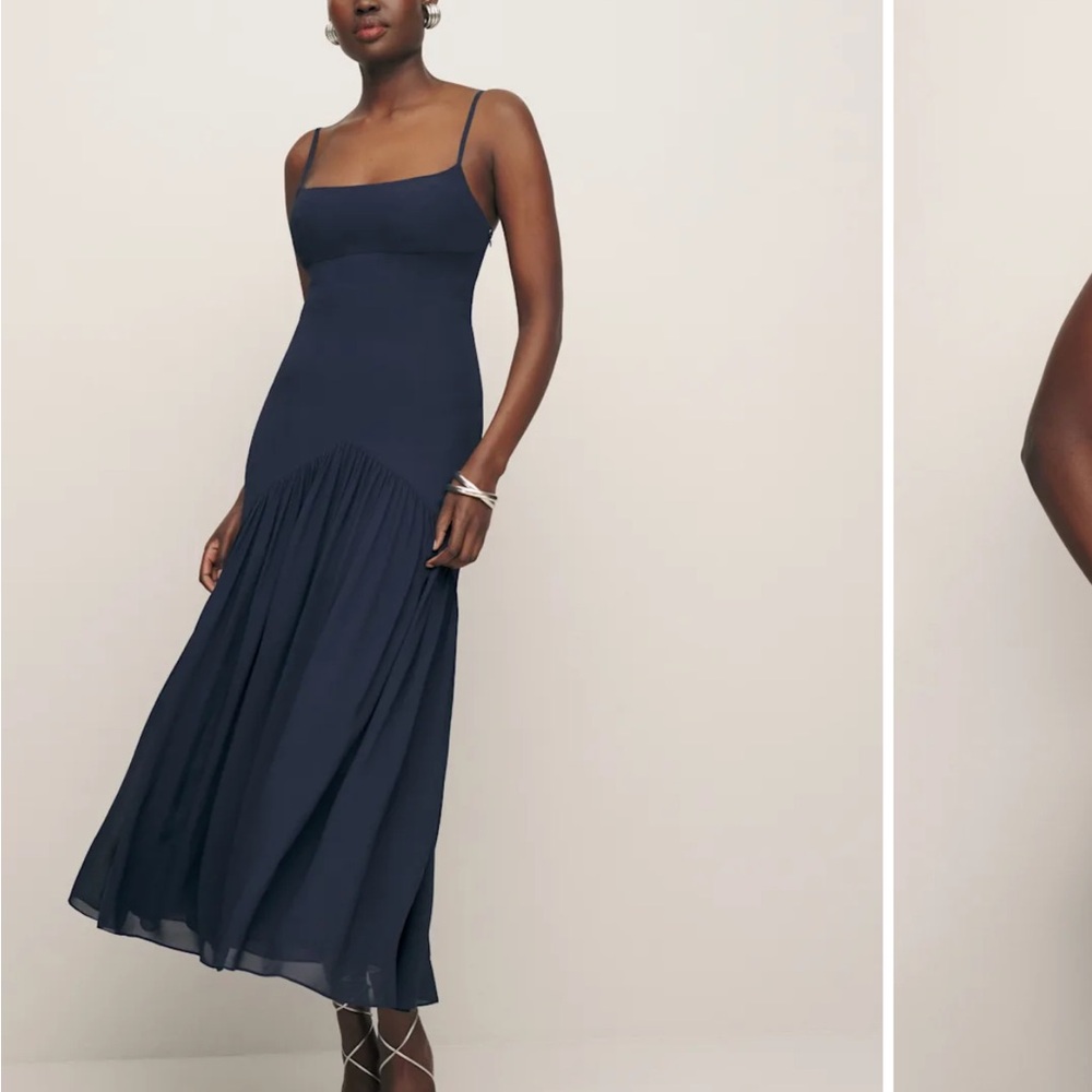 Reformation Midnight Blue Maxi Dress